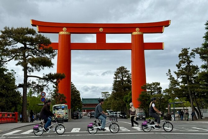No. 1 E-Bike Tour for Up to 5 Guests in Kyoto with a Local! - Heian Shrine provides the boldest visual stop