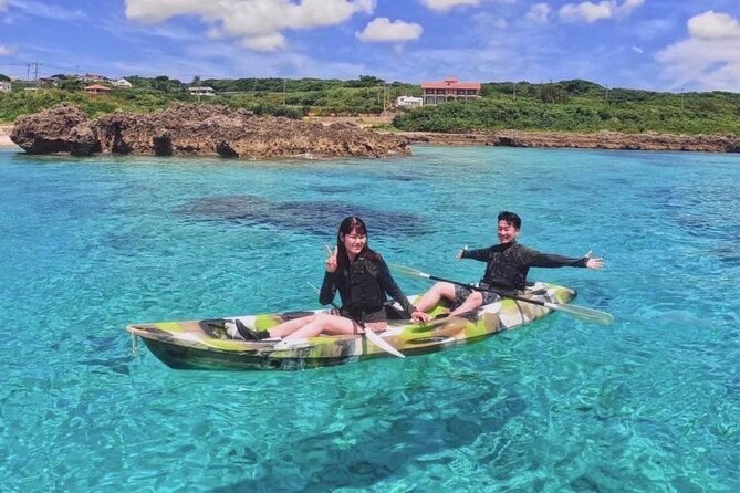 Okinawa Miyako Beach SUP or Canoe and sea turtle Snorkeling - The paddle session: calm water with a little balance work