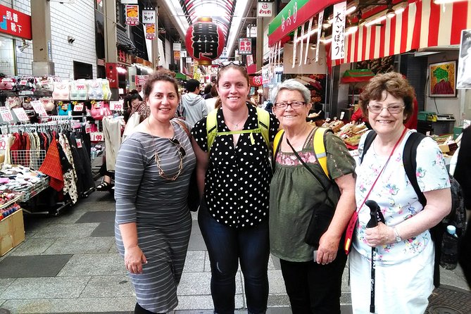 Osaka 6hr Private Walking Tour with Government Licensed Guide - Kuromon Market: bring appetite and clear expectations