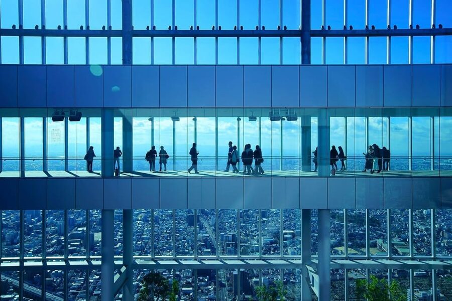 Osaka: Abeno Harukas 300 Observatory E-Ticket - Night views, music, and the light show