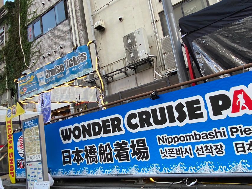 Osaka: Dotonbori District River Cruise with Drink Discount - The Glico Man and Kani Douraku photo stops