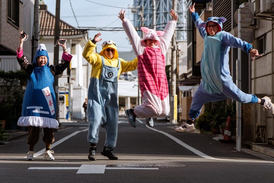 Osaka: Go Kart Tour on Osaka Streets with Guide - Abeno Harukas and southern Osaka from the road