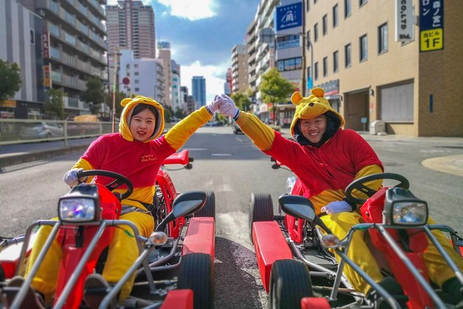 Osaka Go Karting Tour with Funny Costume - Picking a costume before taking to Osaka’s streets