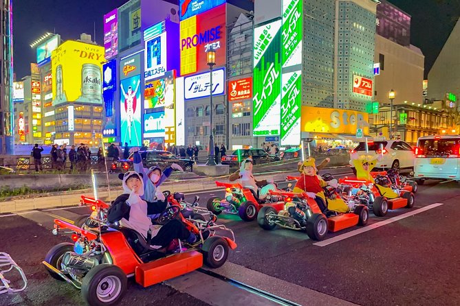 Osaka Go Karting Tour with Funny Costume - Night rides, traffic, heat, and weather