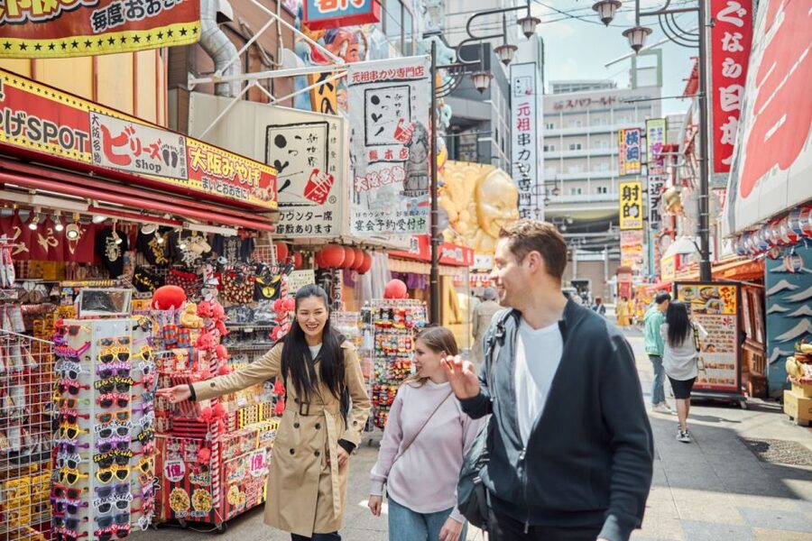 Osaka: Highlights & Hidden Gems Private Walking Tour - Shinsaibashi and America-mura: Osaka’s younger side