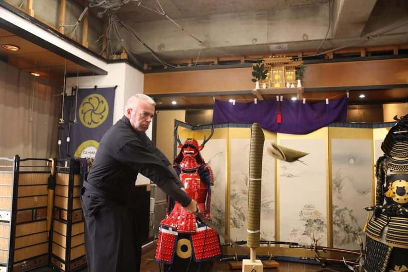 Osaka: Learn Bushido - Trial Slashing with Samurai Sword - Bowing, sword etiquette, and the samurai code