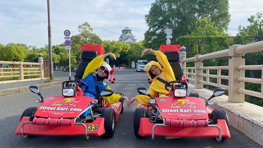 Osaka: Original Street Kart Experience (1 Hr) - Starting in America-Mura with a costume and a camera