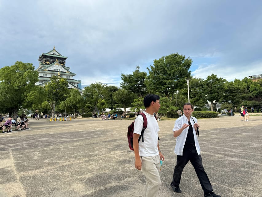 Osaka: Osaka Castle & Historical Museum Guided Tour - Walking through Osaka Castle Park
