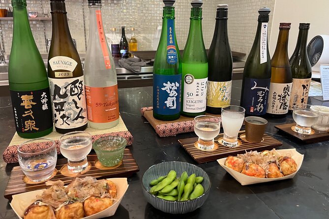 Osaka Sake Tasting & Takoyaki Cooking Experience - What Momo brings to the class