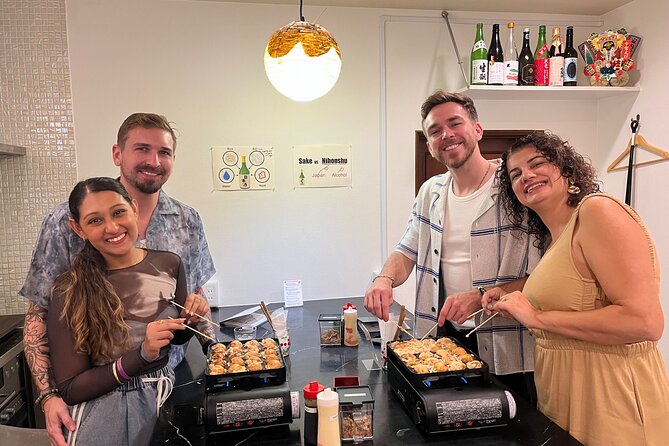 Osaka Sake Tasting & Takoyaki Cooking Experience - Price and value at $72.67