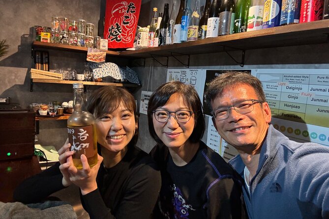 Osaka Sake Tasting & Takoyaki Cooking Experience - The small-space trade-off