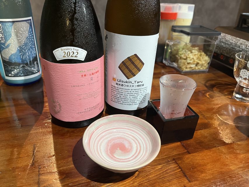 Osaka Sake Tasting with Takoyaki Cooking - More than 10 sake choices, with a personal tasting