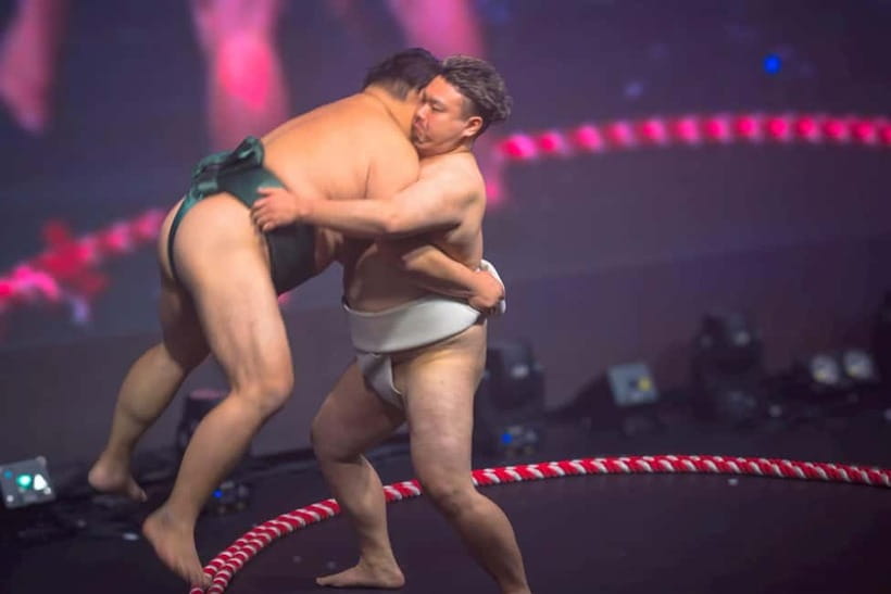 Osaka:SUMO BEATS SHOWCASE: Taiko Drum and Wagyu burger! - How the value works at $67