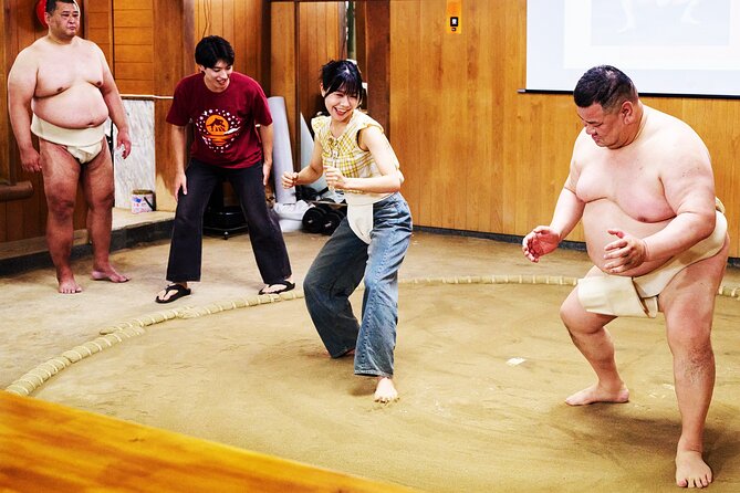 Osaka Sumo Experience with Live Show and Audience Challenge - A welcoming format with useful English support