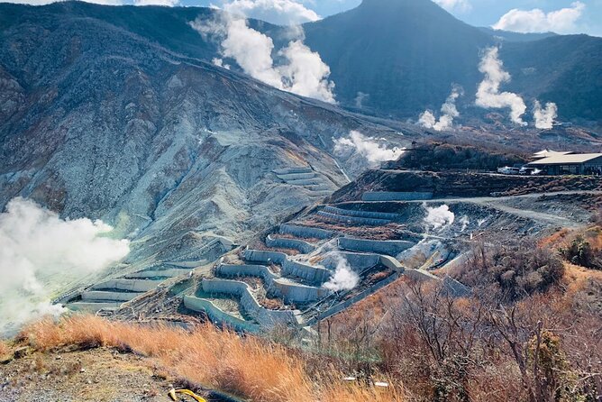 Private Fuji Hakone Tour Charter with English Speaking Driver - Owakudani Valley and the famous black eggs