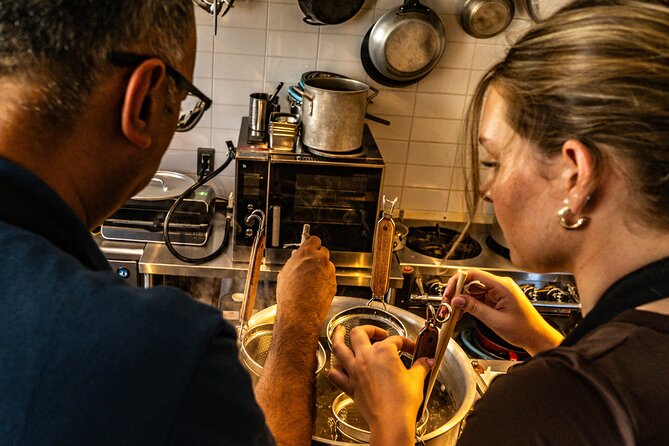 Professional Ramen & Gyoza with Ramen Chef in a restaurant! - Working with Andrew and the bilingual chef team