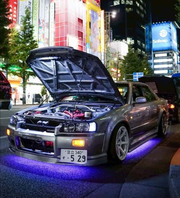 R34Skyline Daikoku PA Fast & Furious Private Experience - Why the R34 Skyline makes this Tokyo night special