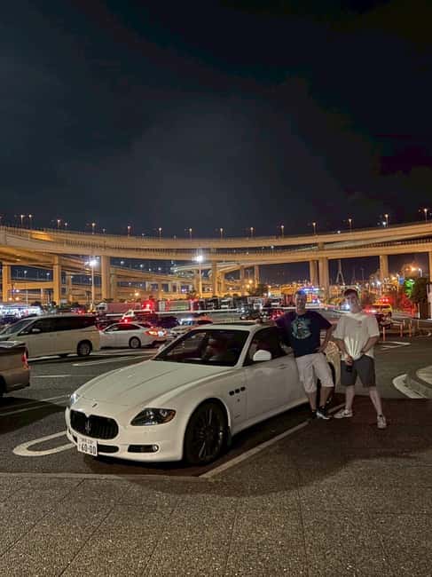 R34Skyline Daikoku PA Fast & Furious Private Experience - The ride to Daikoku PA and the Rainbow Bridge view