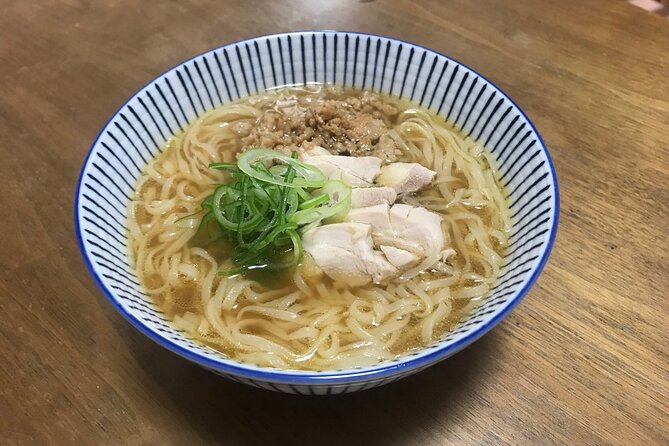 Ramen and Gyoza Cooking Class in Osaka Dotonbori - Building a fish and chicken ramen broth