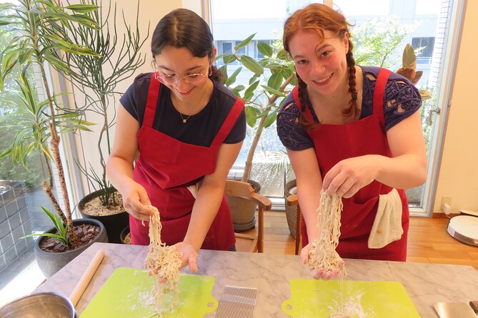 Ramen Making from Scratch with Tokyo Mom(Vegan Option Available) - Fitting the class into a Shinjuku day