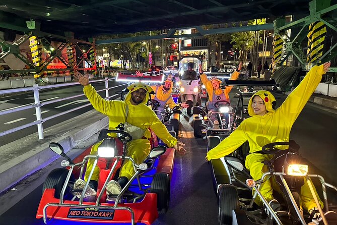 Ride Through The Streets Of Shibuya and Sinjuku By Go Kart - Why an evening departure may be the best choice