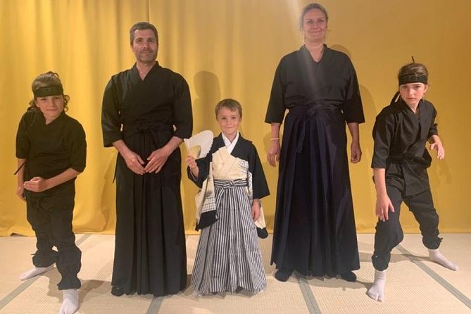 Samurai Sword Experience (Family Friendly)at SAMURAI MUSEUM TOKYO - The Costume Change: Hakama, Helmet, and Armor