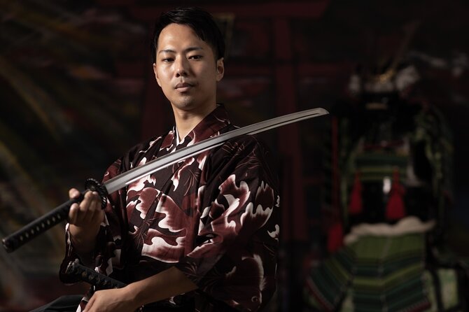 Samurai Training with Modern day Musashi in Kyoto - Practicing an actual kata