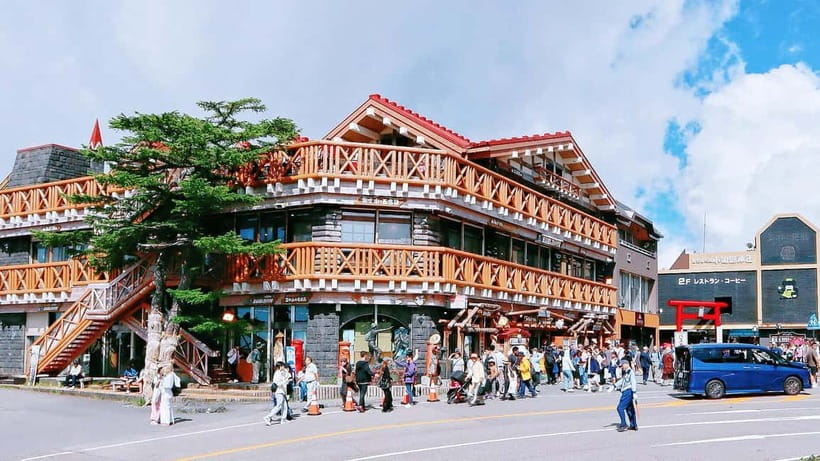 [Seasonal Limited] Mt. Fuji 5th Station &Hot Spring Day Tour - Two hours at Konohananoyu Onsen