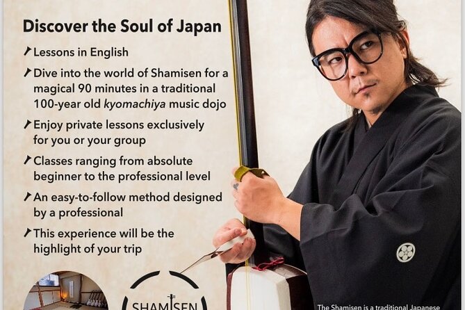 Shamisen Experience in Kyoto 【Private】 - Learning a traditional Japanese melody