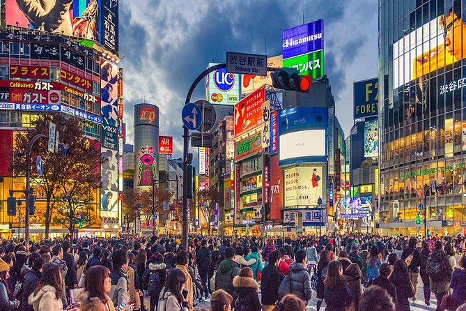 Shibuya All You Can Eat Best Food Tour The Original One in Tokyo - Shibuya Crossing and the Fast Photo Stop
