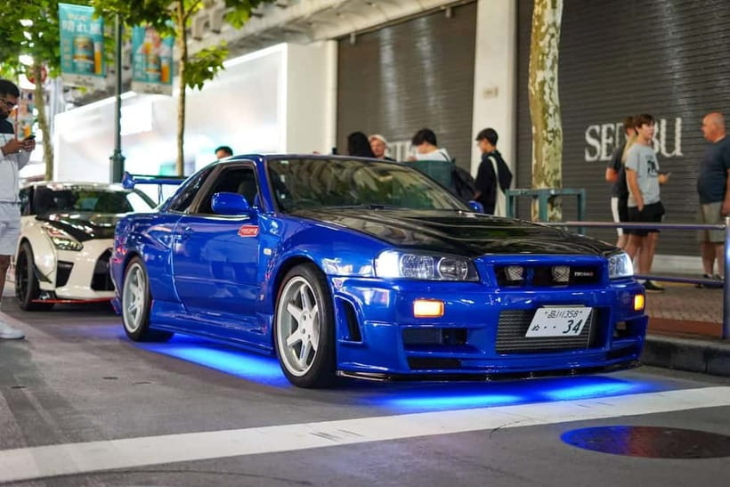 Shibuya City: Daikoku PA GT-R R35, R34, R33 or R32 Tour - Daikoku Parking Area, the main attraction