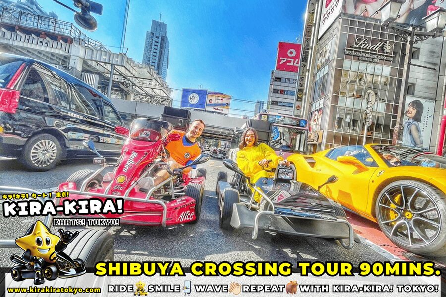 Shibuya Crossing x Tokyo Tower and more! Go-Kart Tour - Harajuku brings a change of pace