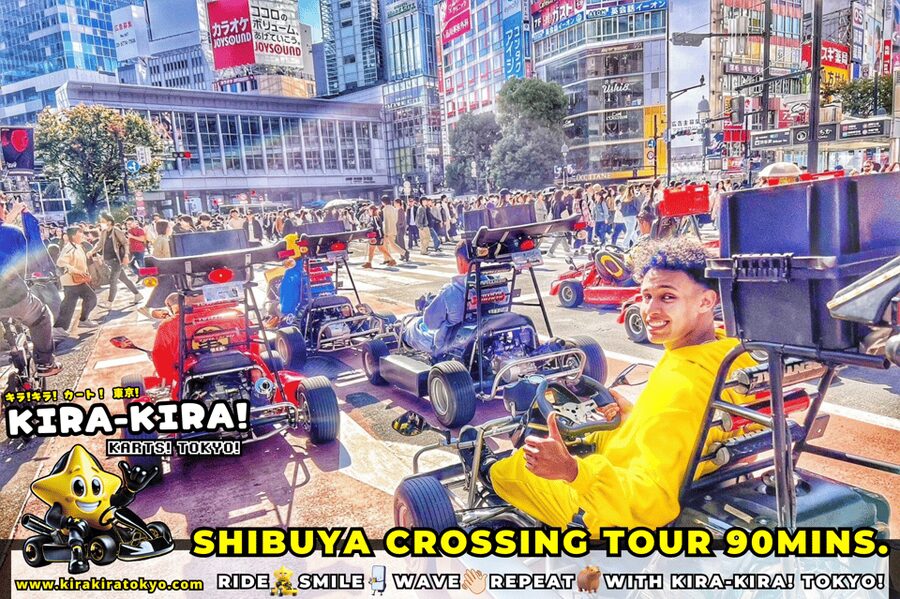 Shibuya Crossing x Tokyo Tower and more! Go-Kart Tour - Shibuya Crossing is the big moment