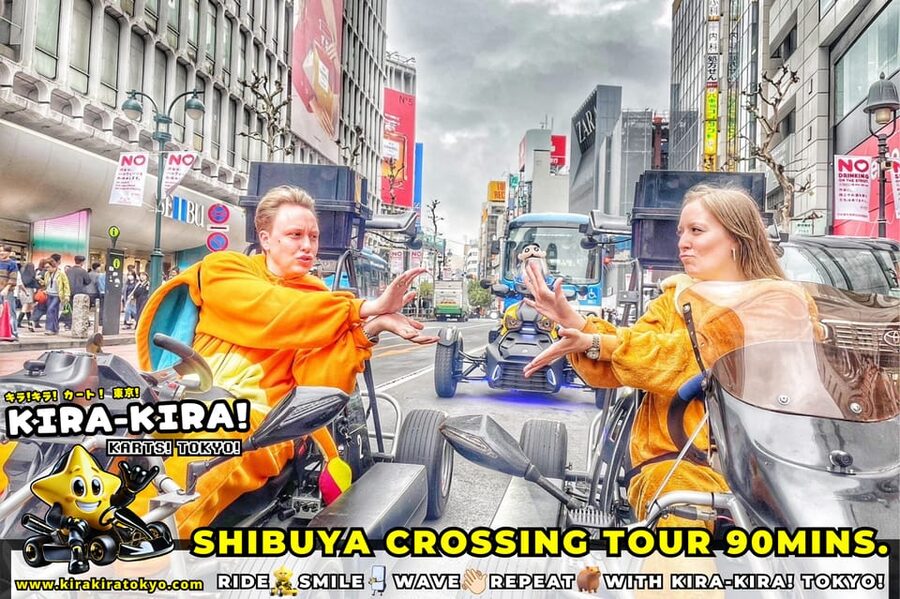 Shibuya Crossing x Tokyo Tower and more! Go-Kart Tour - Why night departures may be the best choice