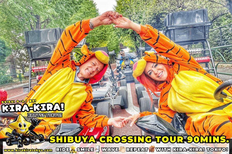 Shibuya Crossing x Tokyo Tower and more! Go-Kart Tour - Safety is part of the fun