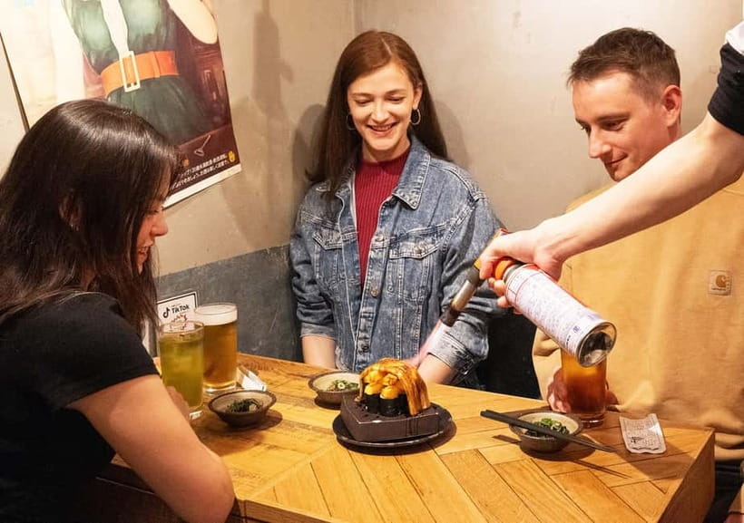 Shinjuku: Food Tour - 15 Dishes at 4 local eateries - Four Stops, Fifteen Dishes, One Busy Tokyo Evening