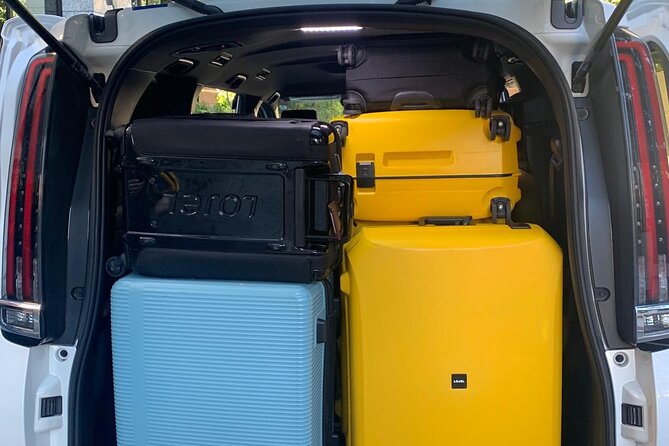Shuttle Van Transfer, Yokohama(Port)⇒Tokyo, Narita, Haneda, TDR - The van, seats, and luggage capacity