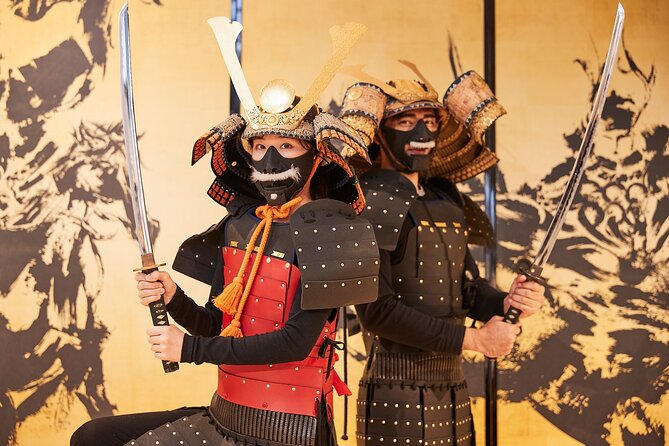 Skip the lines Basic Ticket at SAMURAI NINJA MUSEUM KYOTO - Wearing samurai armor and choosing a costume