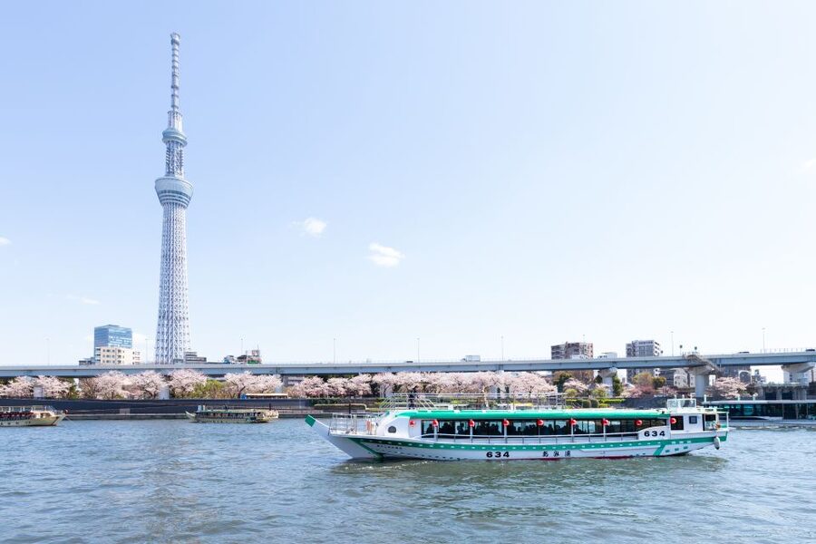 Sumida River: Japanese Traditional Yakatabune Dinner Cruise - The Skytree photo stop