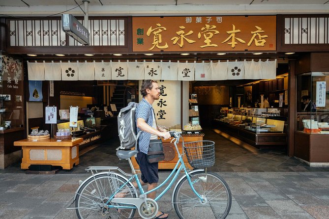 The Beauty of Kyoto by Bike: Private Tour - Gion Shinbashi beside the Shirakawa River