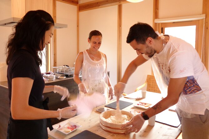 The Original Small-Group Sushi Making Class in Kyoto - Sitting down to eat what you made