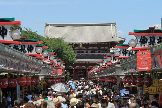 Tokyo 1-Day Bus Tour, pickup from 28 designated hotels in Tokyo - Senso-ji, Nakamise, and the final choices