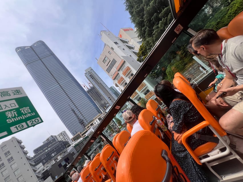 Tokyo: 60min Panoramic Open Top Bus Tour with Audio Guide - Open-Top Seating, Weather, and Comfort