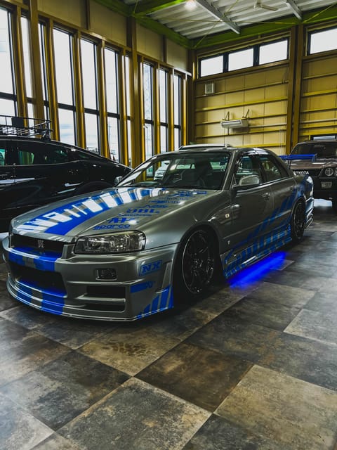 Tokyo and Daikoku by night in a Fast and Furious Skyline 34 - Starting in Tokyo and crossing Rainbow Bridge
