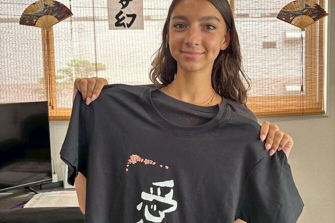 Tokyo Asakusa：Calligraphy & Make T-shirt Activity - Writing a postcard about your Japan memories