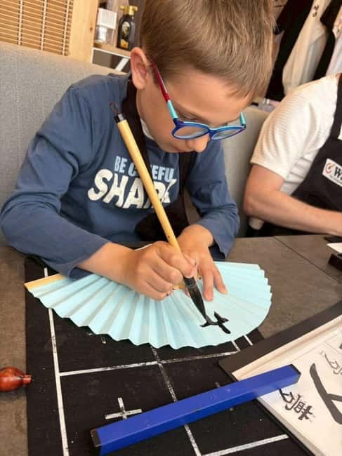 Tokyo:Calligraphy &Make your original folding fan in Asakusa - Timing, clothing, and practical limits