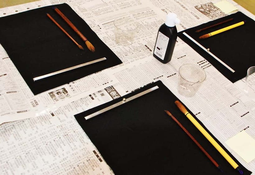 Tokyo: Calligraphy Workshop Craft Your Own Art in Asakusa - First Practice: Brush Control and Stroke Order