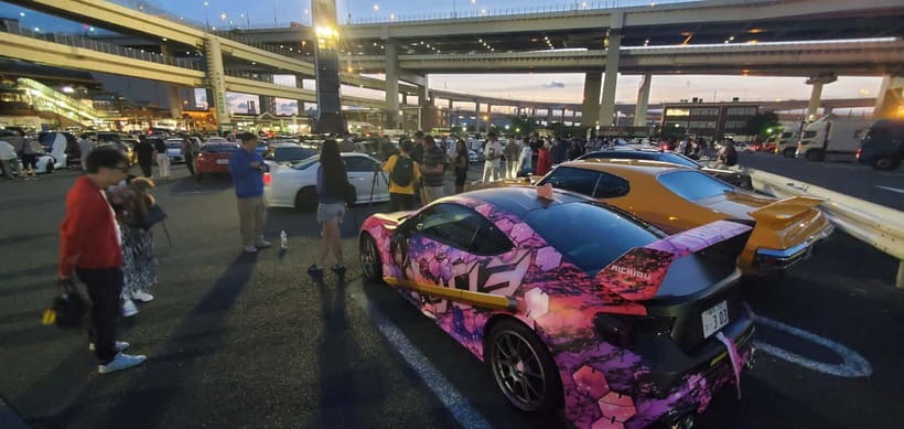Tokyo: Daikoku JDM Car Meet in the Famous 303 600HP GTR R-35 - One hour at Daikoku Parking Area