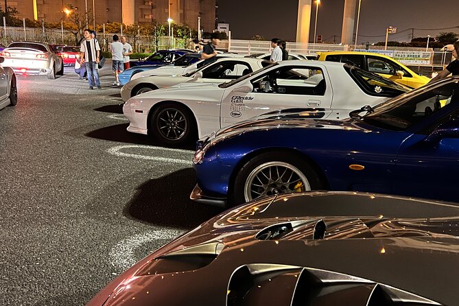 Tokyo: Daikoku JDM Car Meet & Night Car Culture Tour - Rainbow Bridge gives the night its first big lift