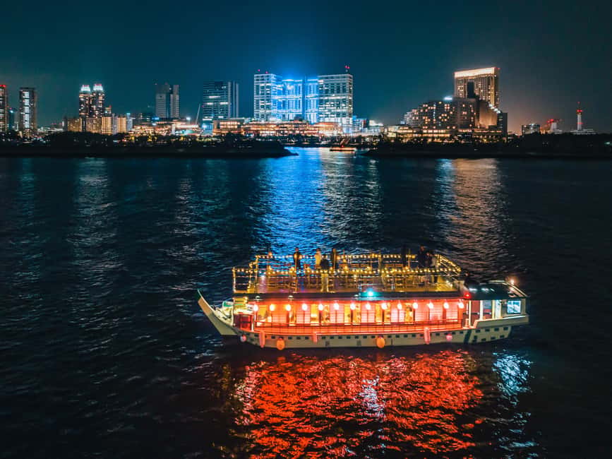 Tokyo Dinner Cruise & Tradition Show & Drinks & Tokyo Tower - Sukiyaki dinner and included drinks